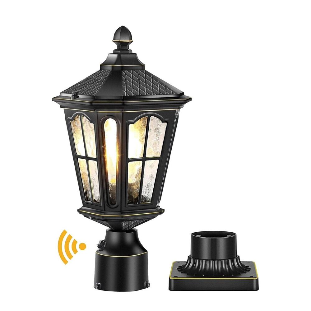 Outdoor Lamp Post Lights Dusk to Dawn Waterproof Exterior Pole Lantern Lighting